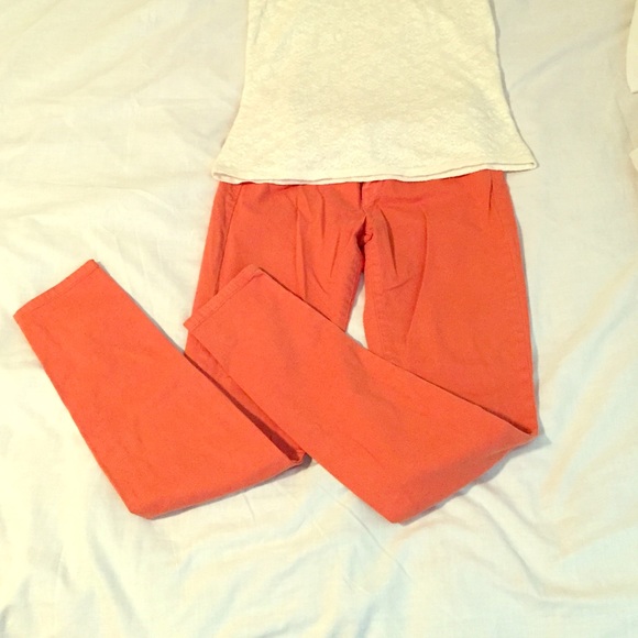 Life in Progress Pants - Skinny rustic orange jeans. WORN ONCE. great condt