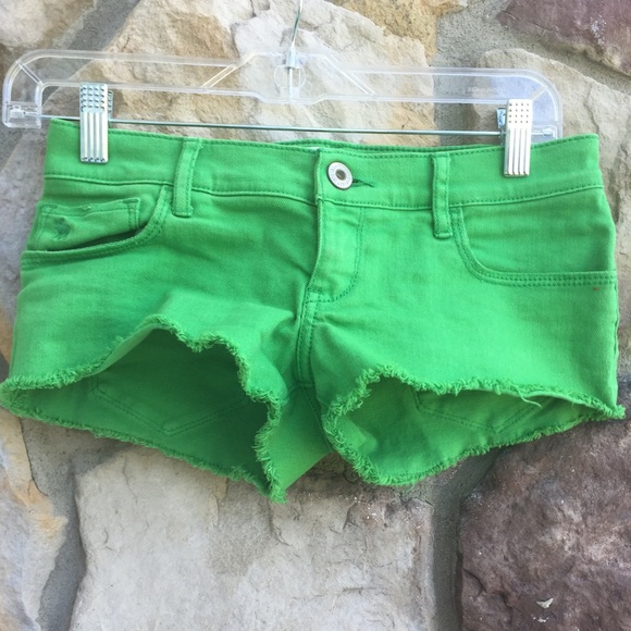 Green shorts