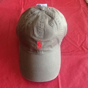 Polo Ralph Lauren Olive Green Baseball Hat NWT