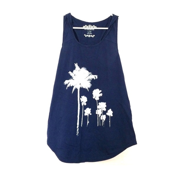 SOLD! Navy blue racerback tank