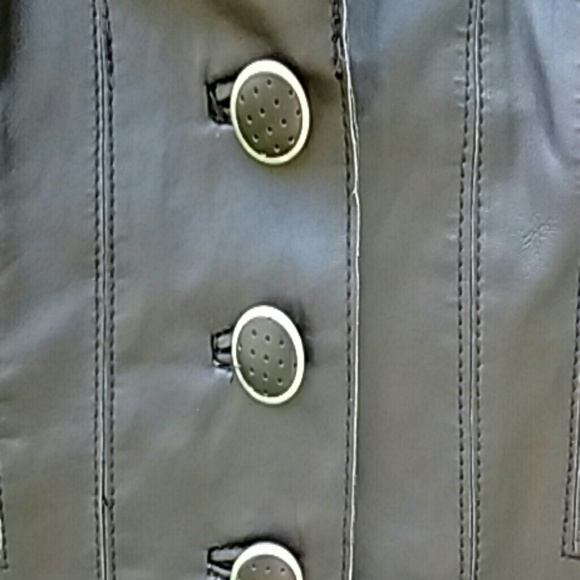 Arden B. Dark brown tailored leather jacket - Picture 3 of 4