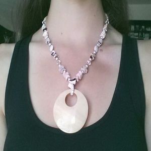 Beautiful shell necklace from the Philippines