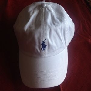 Polo Ralph Lauren White Baseball Hat NWT