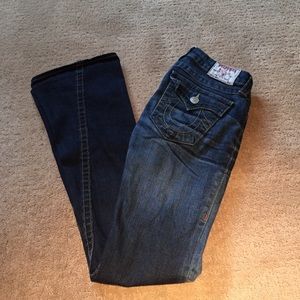 Size 27 classic denim boot cut jeans