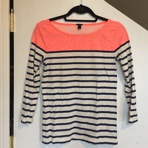 J.crew Striped Tee