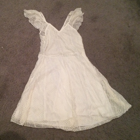 White lace dress