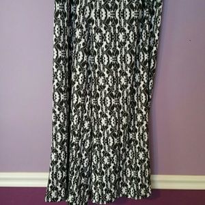 Black N White Palazzo  pants
