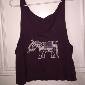 Maroon Brandy Melville Tank