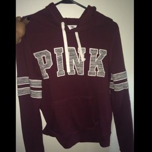 Maroon Vs Pink Hoodie
