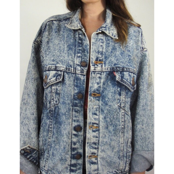 Levi's Acid-washed Denim Jacket