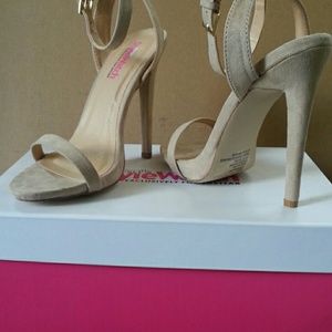 Justfab tan Heels