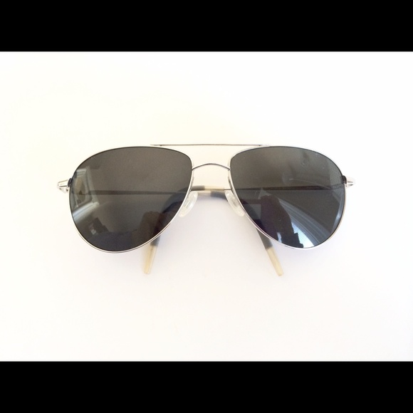 Oliver Peoples "Benedict" Polarized Aviator - Picture 1 of 4