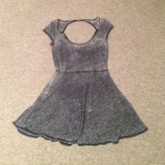 American Eagle Gray Skater Dress!