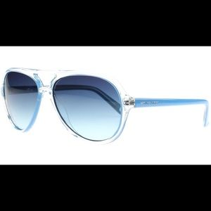 Michael Kors Aviators in Crystal Clear & Blue