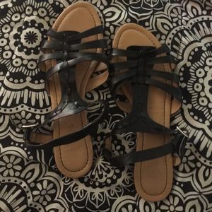 Black sandals