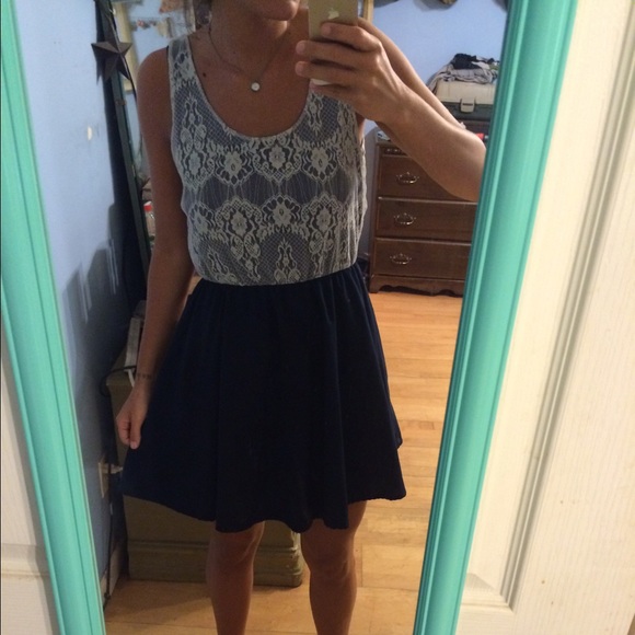 Alice Moon navy lace dress! Bought from Modcloth!