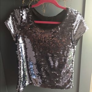 Mermaid Sequin Anthropologie top