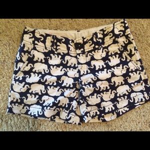 Size 00 Lilly Pulitzer Tusk in Sun printed shorts