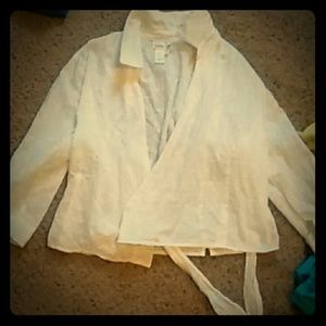 White cold water creek top