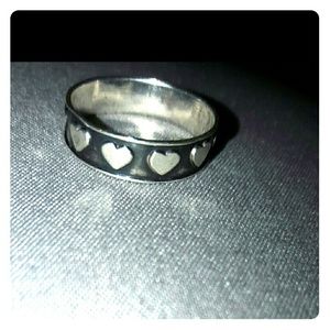 90's style heart ring