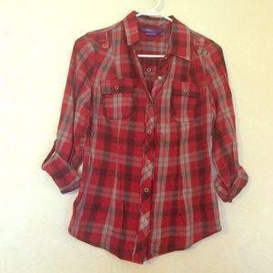 SOLD! Plaid shirt