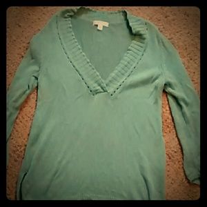 Light blue cold water creek sweater
