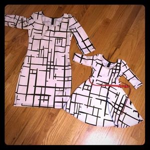 Brand new! Mommy and toddler matching dresses