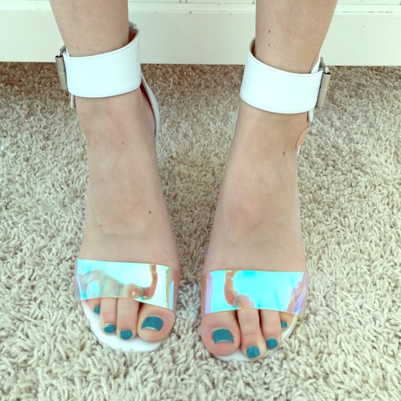 Jeffrey Campbell White Pegasus Heel