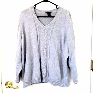 Oversized knit sweater