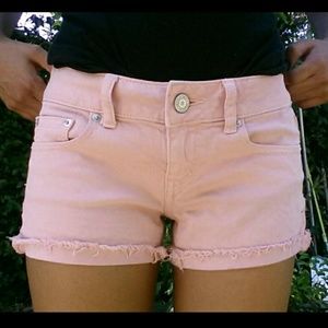 American Eagle Pink Demin Shorts