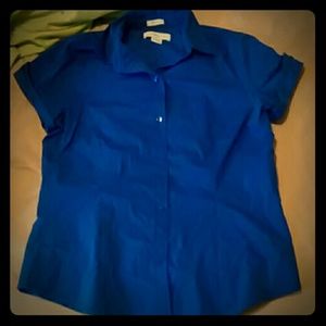 Blue liz Claiborne top