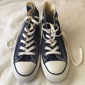 Navy Chuck Taylor all stars