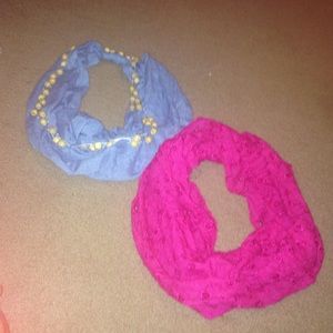 two fancy scarfs