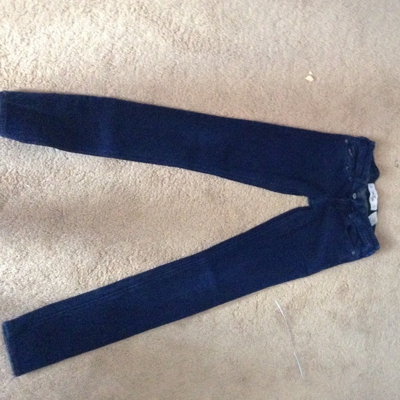Navy hollister skinny jeans