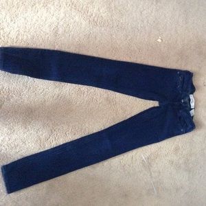 Navy hollister skinny jeans
