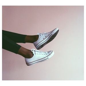 White Converse All Stars
