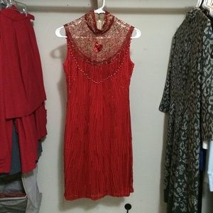 Vixen Red Cocktail Dress