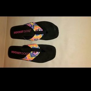 Rocket Dog Platform Sandals.