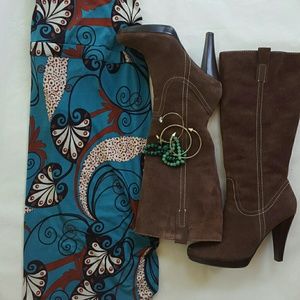 Paisley bohemian dress