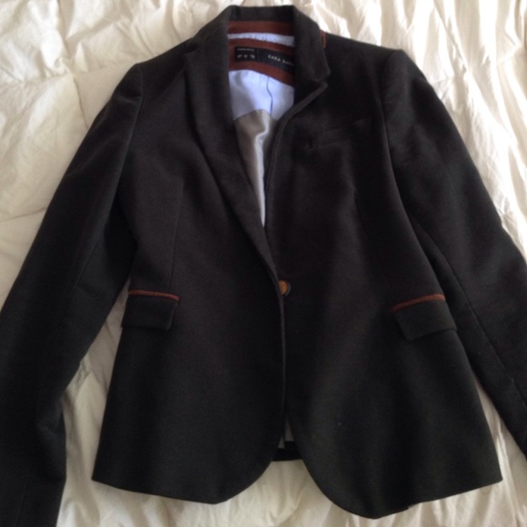 Zara velvet blazer