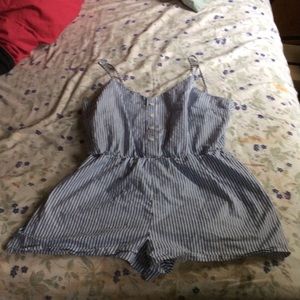 Charlotte Russe Stripped Romper!