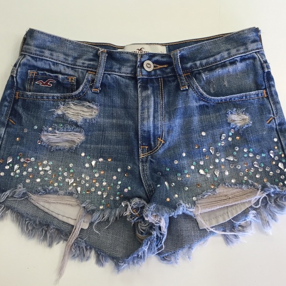Hollister Jean shorts size 0 - Picture 1 of 4