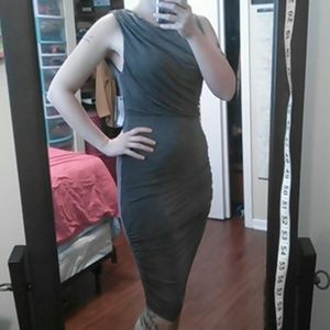 NWT Charcoal Grey Alice and Olivia dress