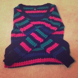 Rue 21 Sweater size small with stripes