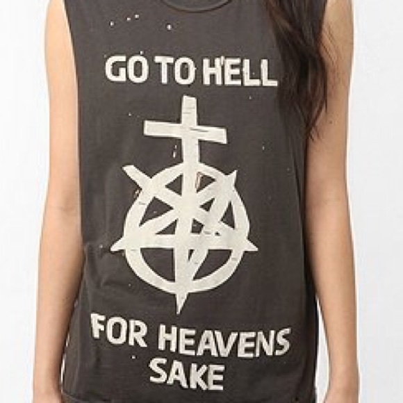 UNIF go to hell for heavens sake muscle tank