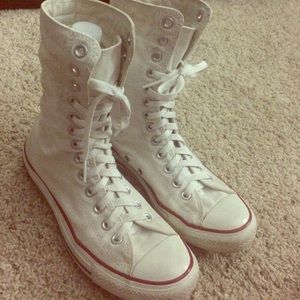 White high-top converse!