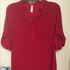 PerSeption red blouse