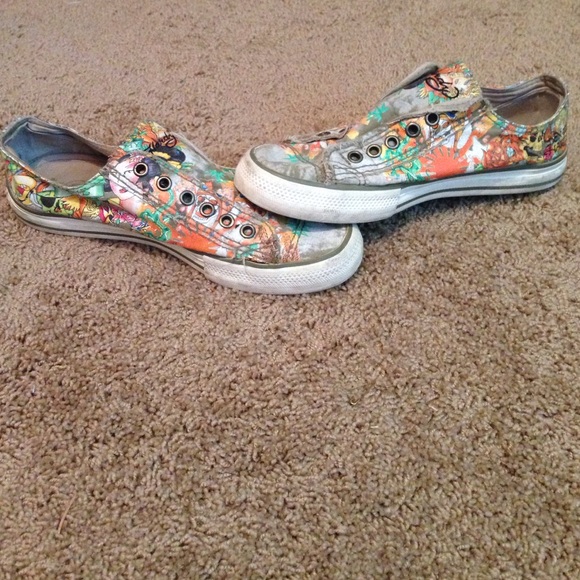 Ed Hardy Slip-On Sneakers!
