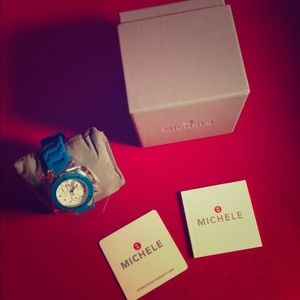 MICHELE WATCH  Jelly Bean Turquoise Tahitian.