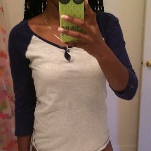 Old Navy 3/4 sleeve baseball tee